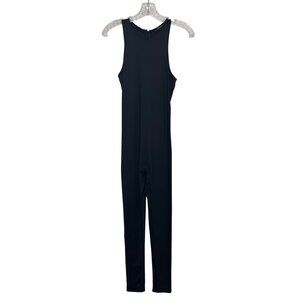 Forever 21 Sleeveless Jumpsuit Womens Small Black Zipper New